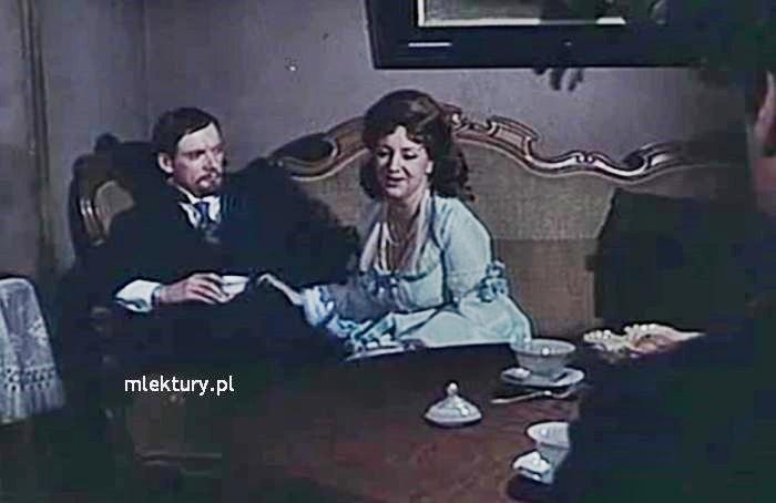 Stanisław bardzo kochał swoją żónę, wdowę po Minclu i właścicielkę sklepu. (serial TVP, 1977)